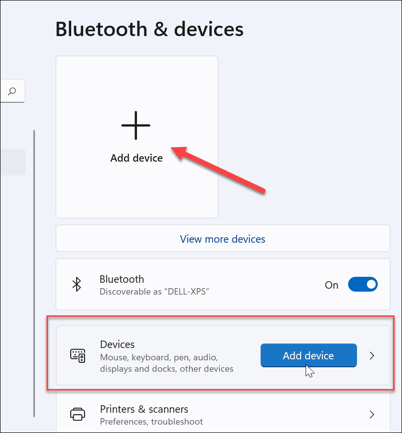 aggiungi dispositivo Bluetooth Windows 11