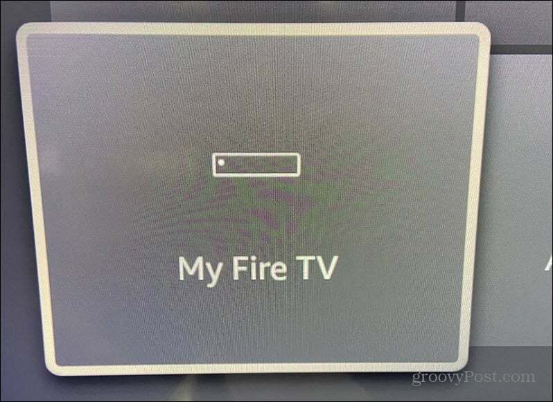 Riavvia una Fire TV Stick