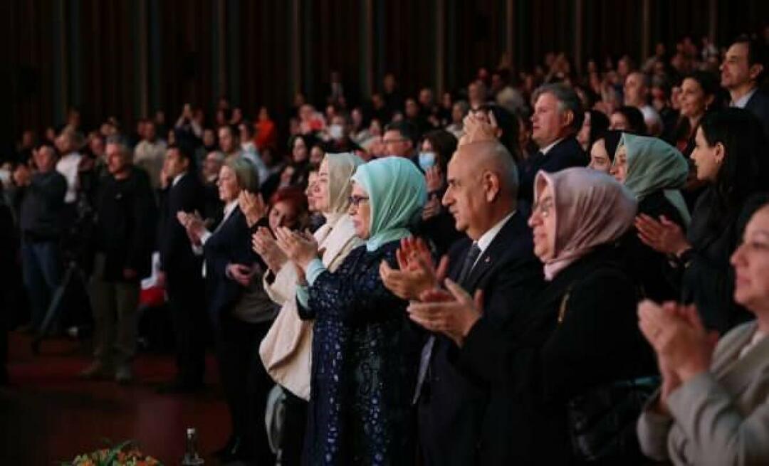 Emine Erdoğan ha guardato l'opera "Turandot" nel nostro Centro Congressi e Cultura di Beştepe!