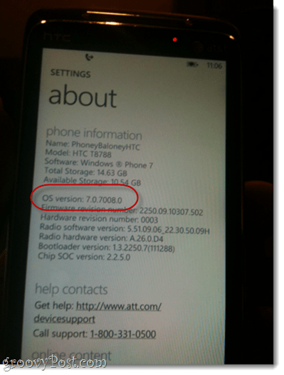 copia e incolla con Windows Phone 7 7.0.7390.0