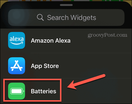 widget di inserire batterie per iphone