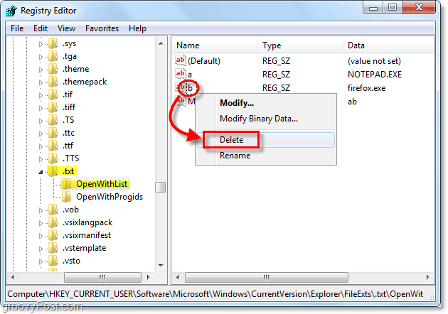 Come rimuovere i programmi dal menu "Apri con" in Windows 7