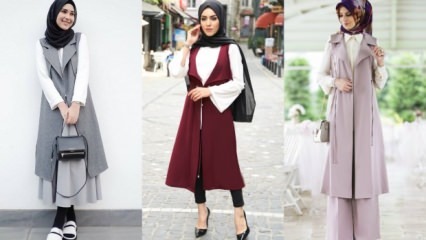 Combinazioni di gilet per le donne hijab