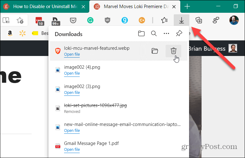 Download Menu Edge