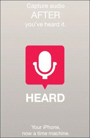 Sentito: la nuova app per iPhone registra costantemente l'audio nella riproduzione degli ultimi cinque minuti