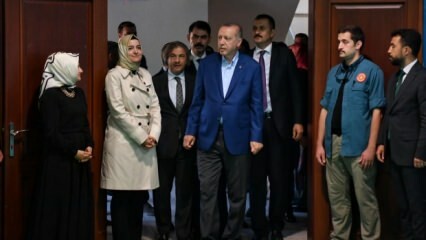 Il presidente Erdoğan ha visitato la casa dei bambini di Kasımpaşa!
