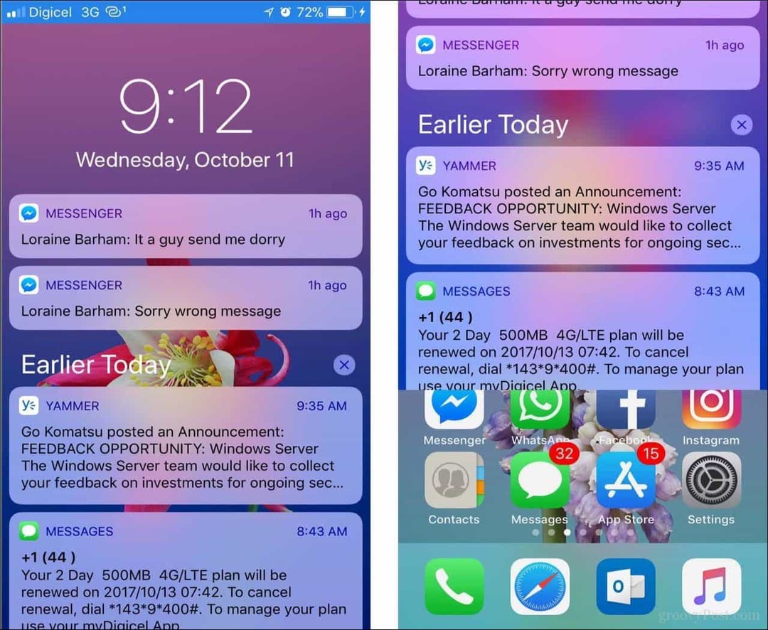 Che succede con le notifiche in iOS 11? Una guida alle novità e ai miglioramenti