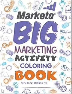 Libro da colorare per la grande attività di marketing di Marketo