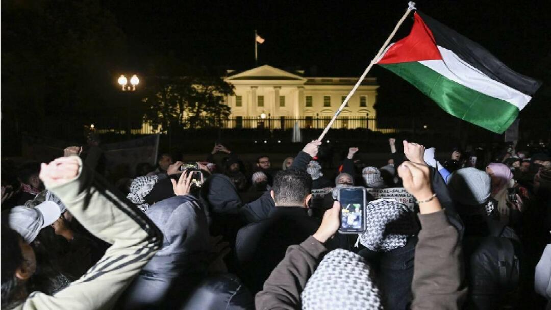 Washington marcia a sostegno della Palestina