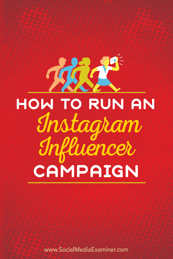 come eseguire una campagna di influencer su Instagram