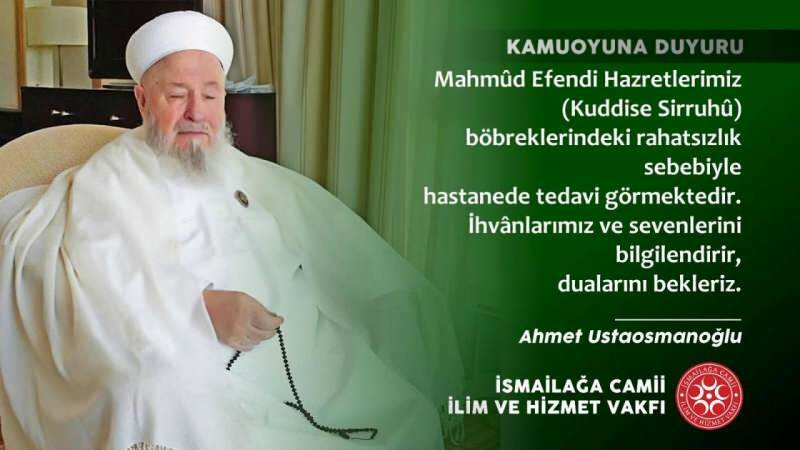 Chi è İsmailağa Community Mahmut Ustaosmanoğlu? La vita di Sua Santità Mahmud Efendi