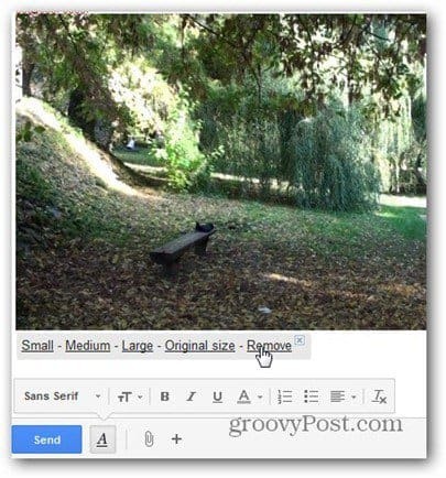 nuovo gmail comporre inserire foto