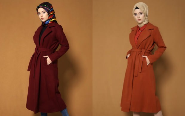 modelli di cappotto hijab polverosi