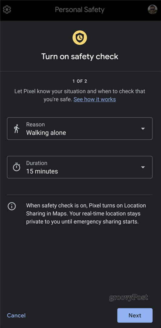 Pixel Security Check attiva