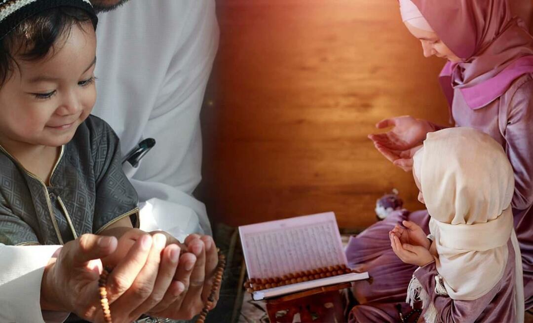 Come trascorrere il Ramadan con i bambini? Consigli per i tuoi obiettivi di Ramadan con i tuoi figli...