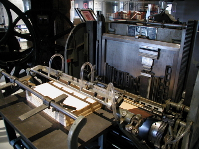 macchina da stampa gutenberg