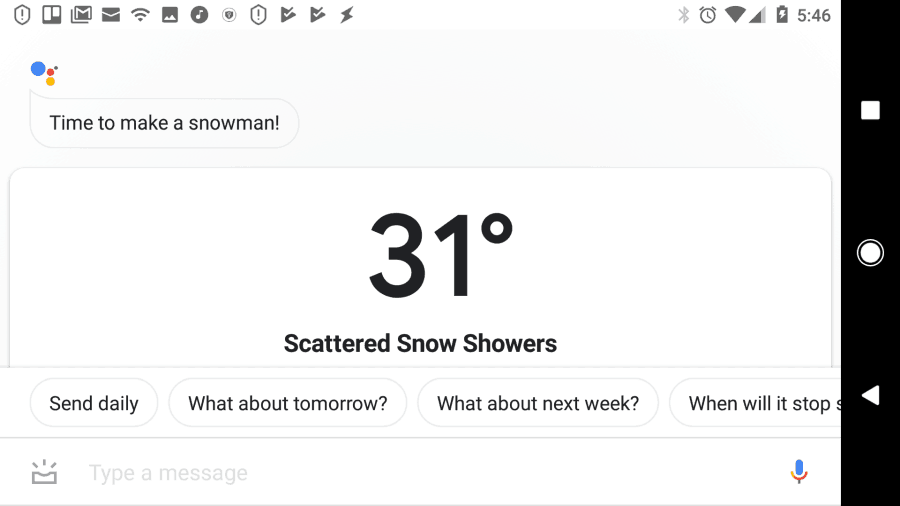 google assistant previsioni del tempo