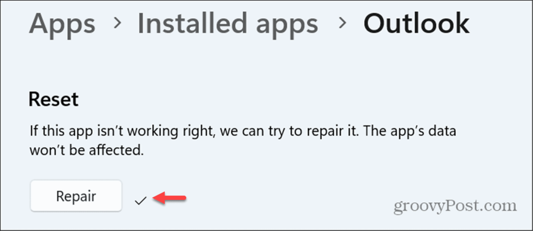 Ripristina o ripara Windows 11