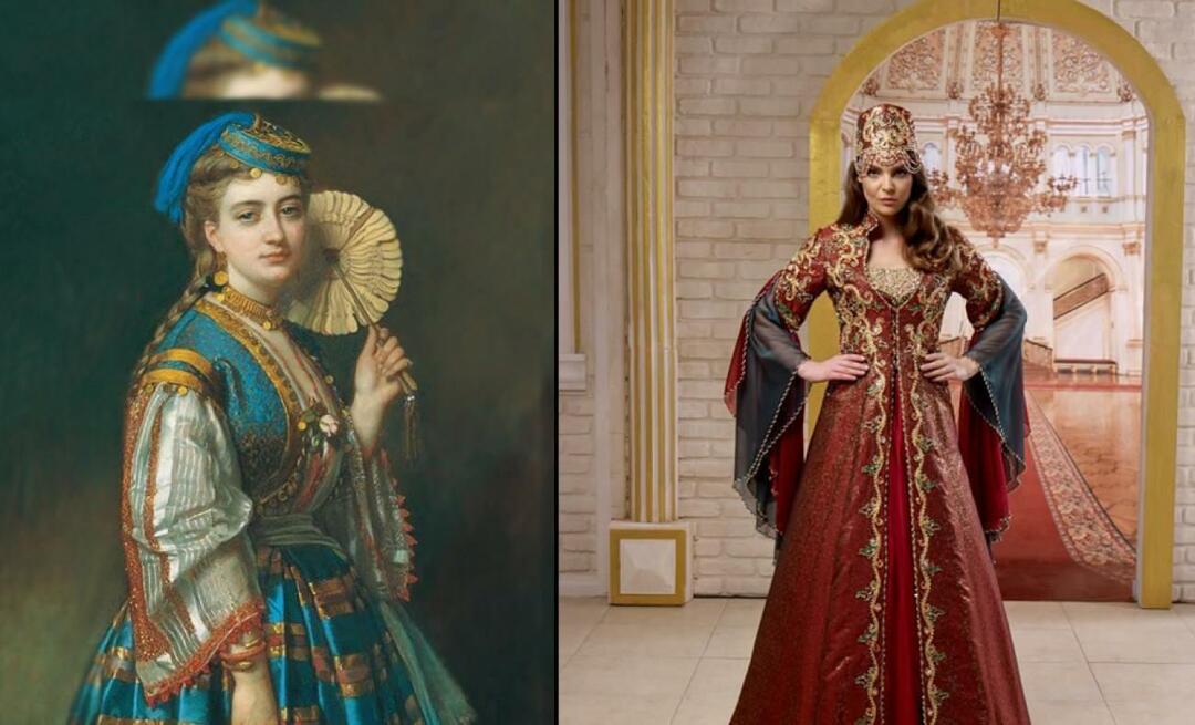 Com'erano gli abiti femminili nel palazzo ottomano nel XVIII e XIX secolo? 