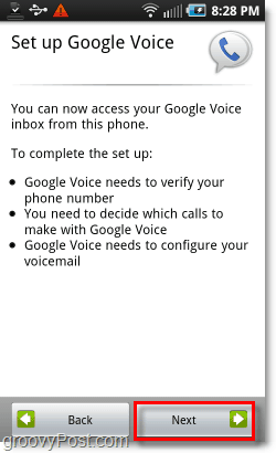 Google Voice su Android Accesso mobile