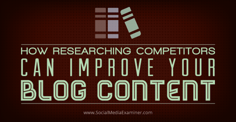 ricerca sui contenuti della concorrenza