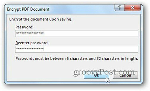 parola 2013 salva in pdf password
