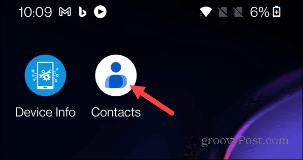 Aggiungi contatti alla schermata principale di Android
