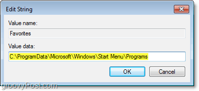 avviare la correzione del menu per XP in Windows 7