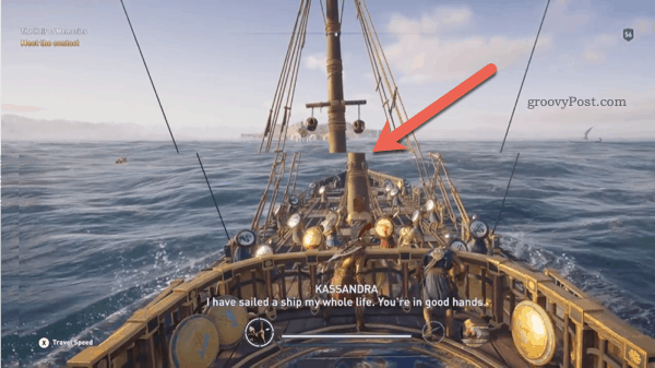 Esempio di screen tearing in Assassins Creed Odyssey