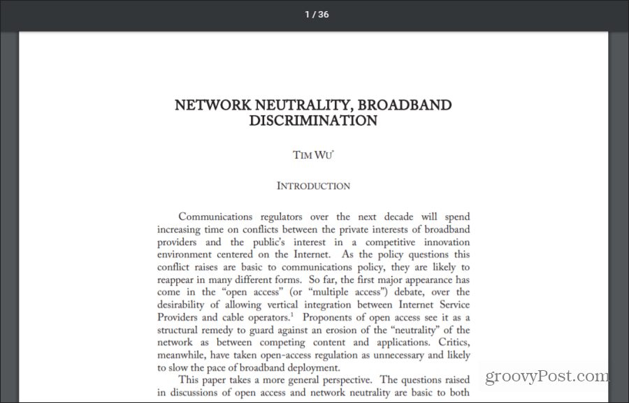 discriminazione a banda larga