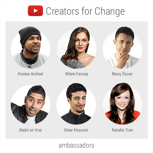 creatori di YouTube per il cambiamento