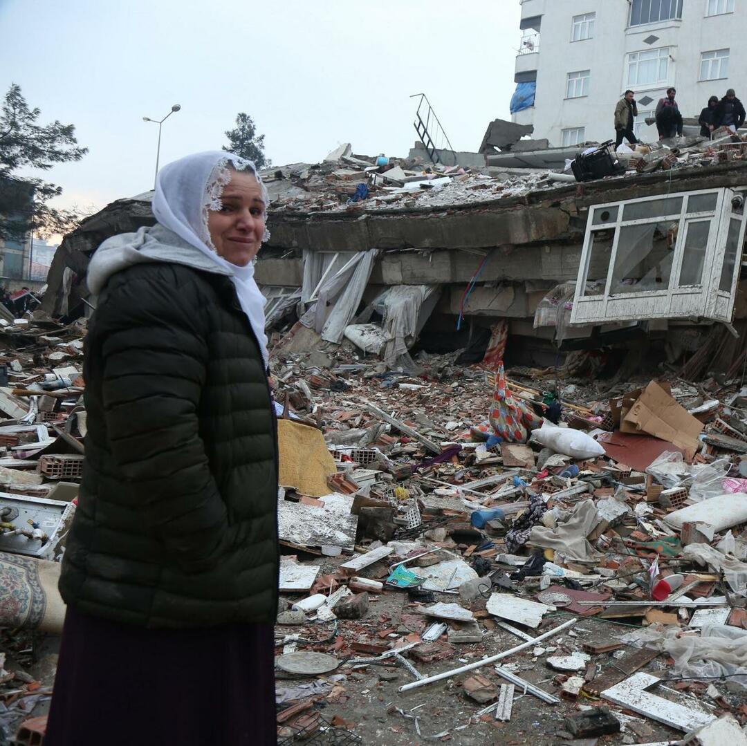 Fotogrammi dei terremoti centrati su Kahramanmaraş