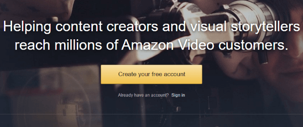servizio diretto di video di Amazon