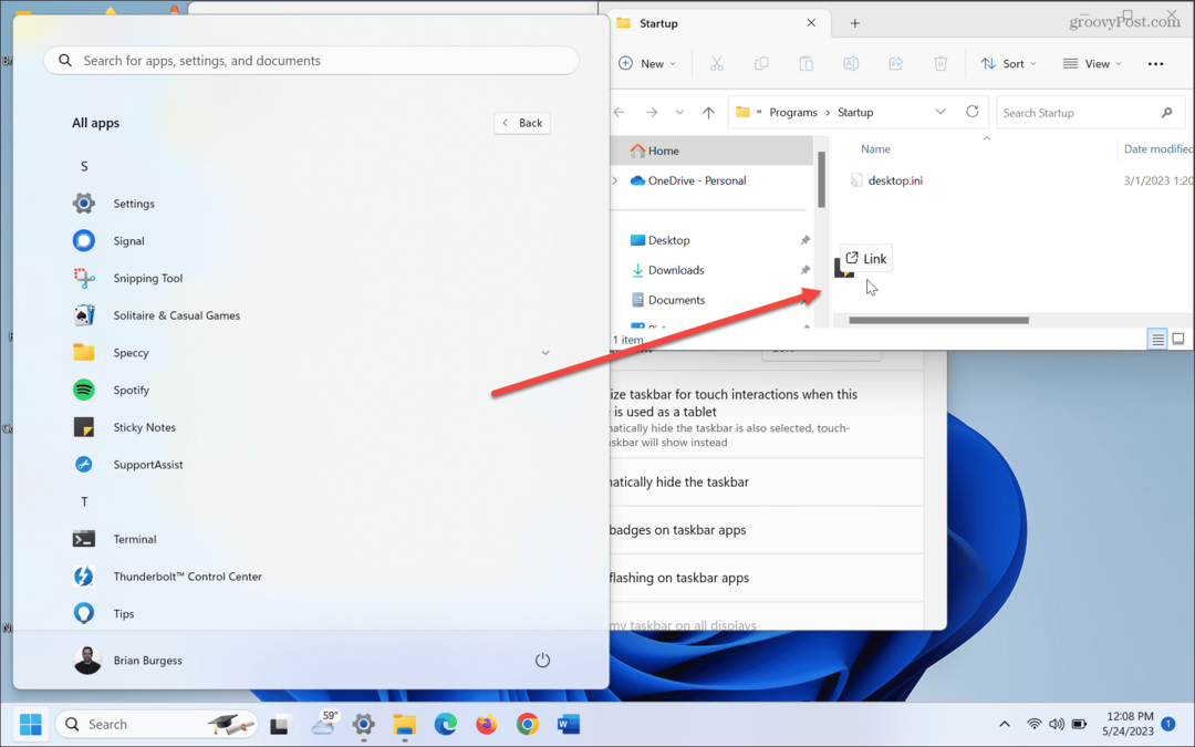 Come fare in modo che Windows 11 apra le note adesive all'avvio