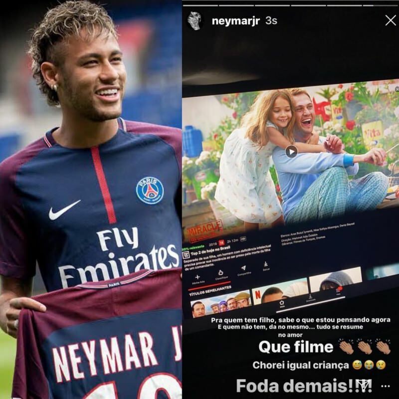 Il famoso calciatore Neymar ha condiviso il film turco dal suo account sui social media!