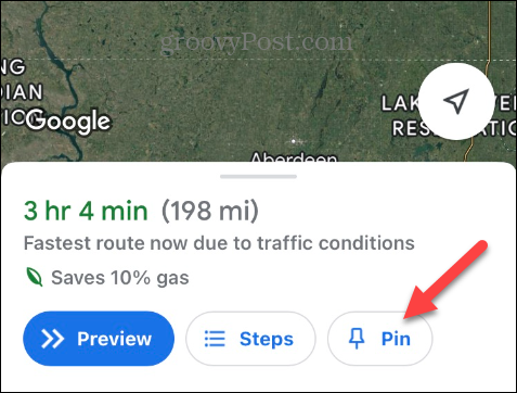 Salva un percorso su Google Maps