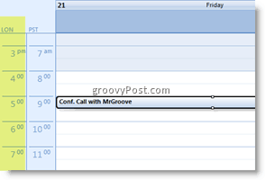 Calendario di Outlook 2007