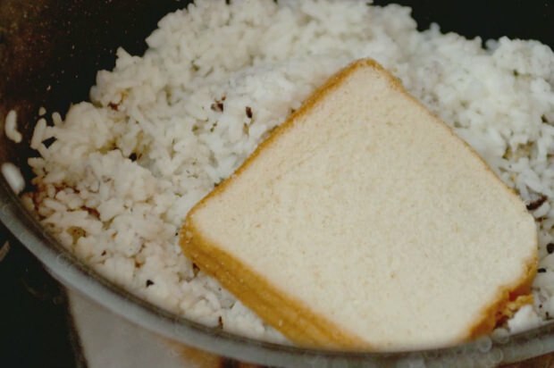 Se metti il ​​pane sul riso ...