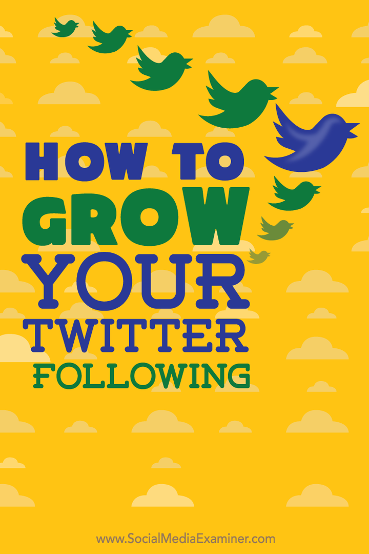 come far crescere il tuo seguito su Twitter