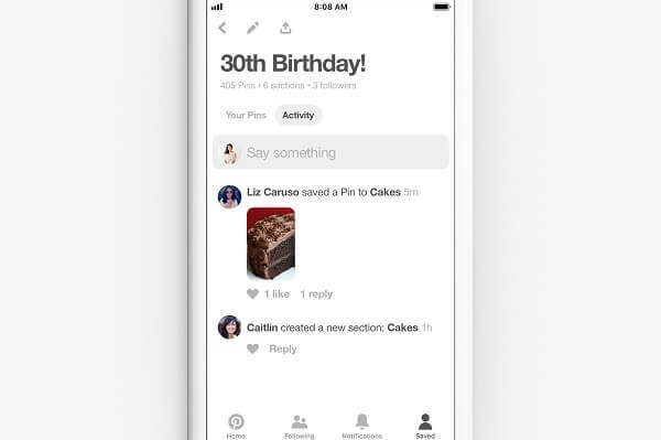 Pinterest aggiunge nuovi strumenti di collaborazione che rendono ancora più semplice la gestione e la comunicazione su bacheche di gruppo condivise.