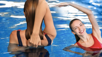 Montare la pancia in 3 movimenti! I movimenti addominali più efficaci che puoi fare in acqua