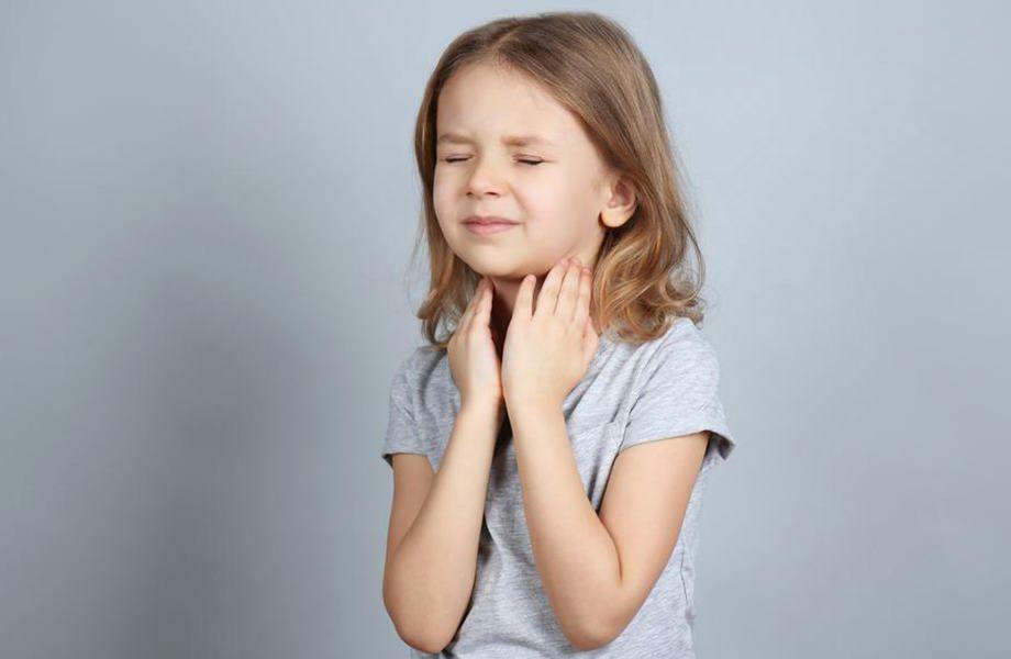 mal di gola nei bambini