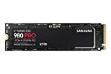 SAMSUNG 980 PRO SSD 2TB PCIe NVMe Gen 4 Gaming M.2 Scheda di memoria interna a stato solido, velocità massima, controllo termico, MZ-V8P2T0B