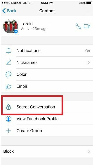 Conversazioni segrete di Facebook Messenger: come inviare messaggi crittografati end-to-end su iOS, Android e WP