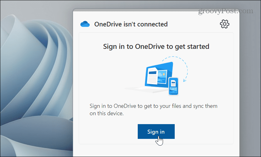Disabilita OneDrive su Windows 11