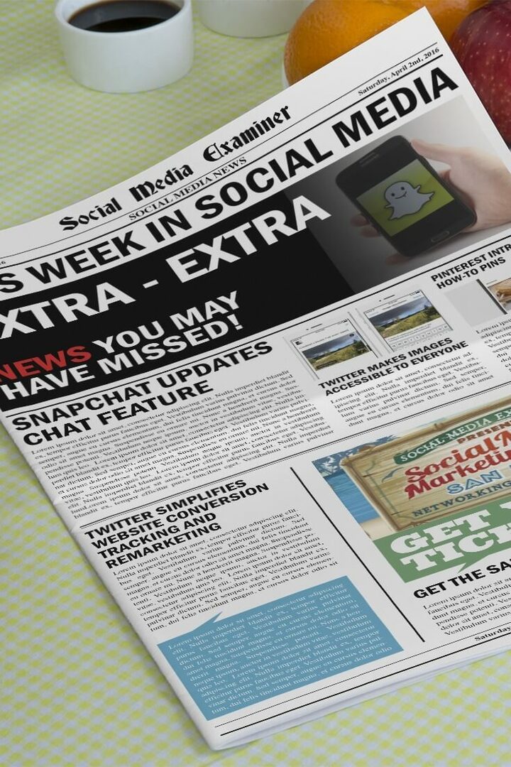 Snapchat lancia nuove funzionalità: questa settimana sui social media: Social Media Examiner