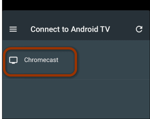 connettersi a Chromecast