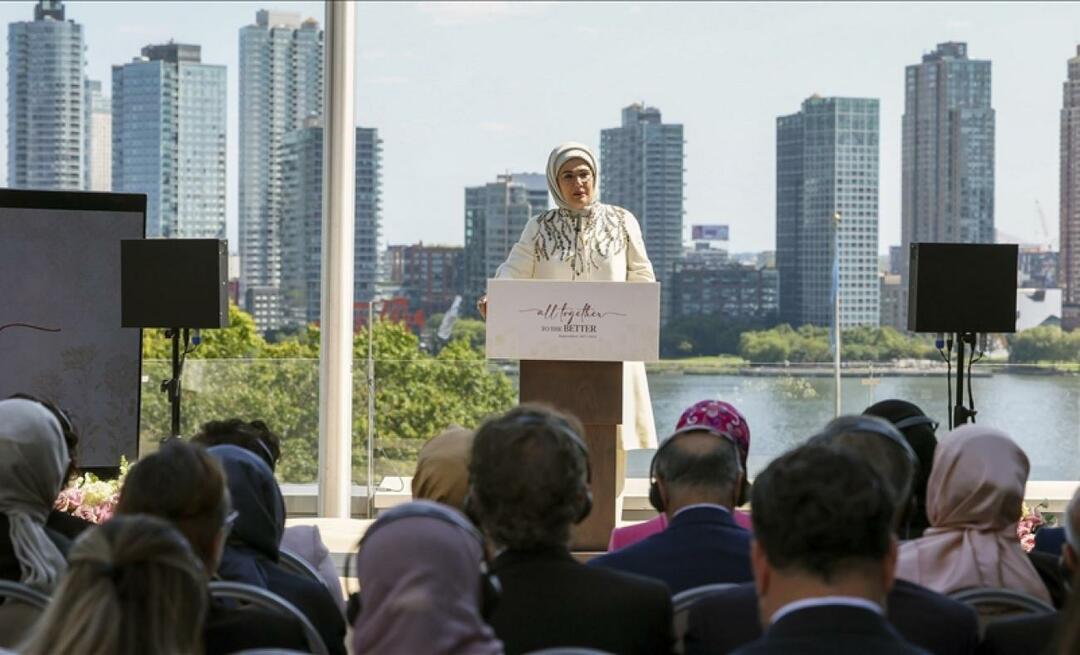 La First Lady Erdoğan ha attirato l’attenzione sulla dimensione coscienziosa della struttura statale turca!