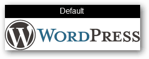 logo wordpress predefinito