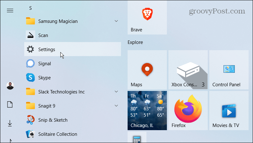 ripristinare le icone del desktop su Windows